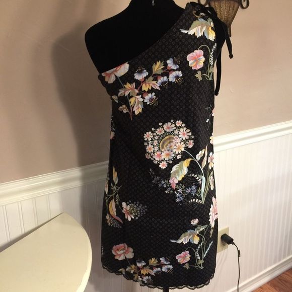 ANTHROPOLOGIE Ashbury one-shoulder dress by Maeve - Picture 6 of 8